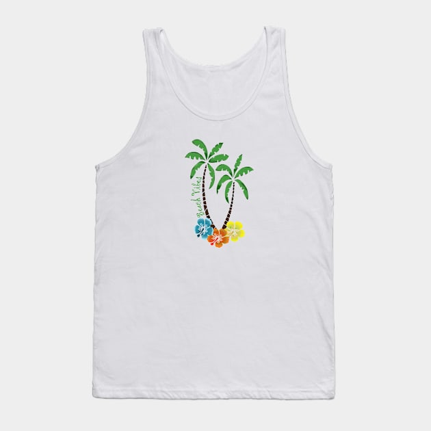 Beach Vibes Tank Top by magicmirror